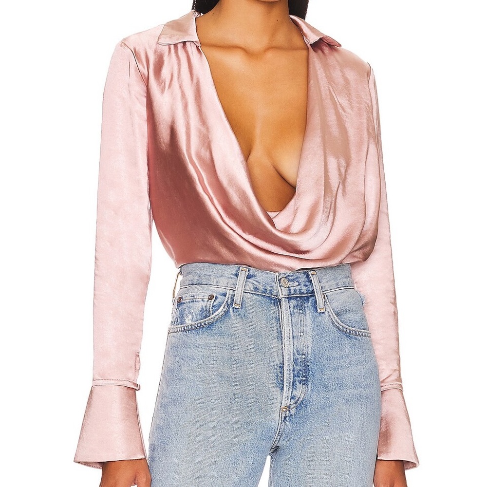 Remi x revolve Marissa top in dusty pink size 3xl.